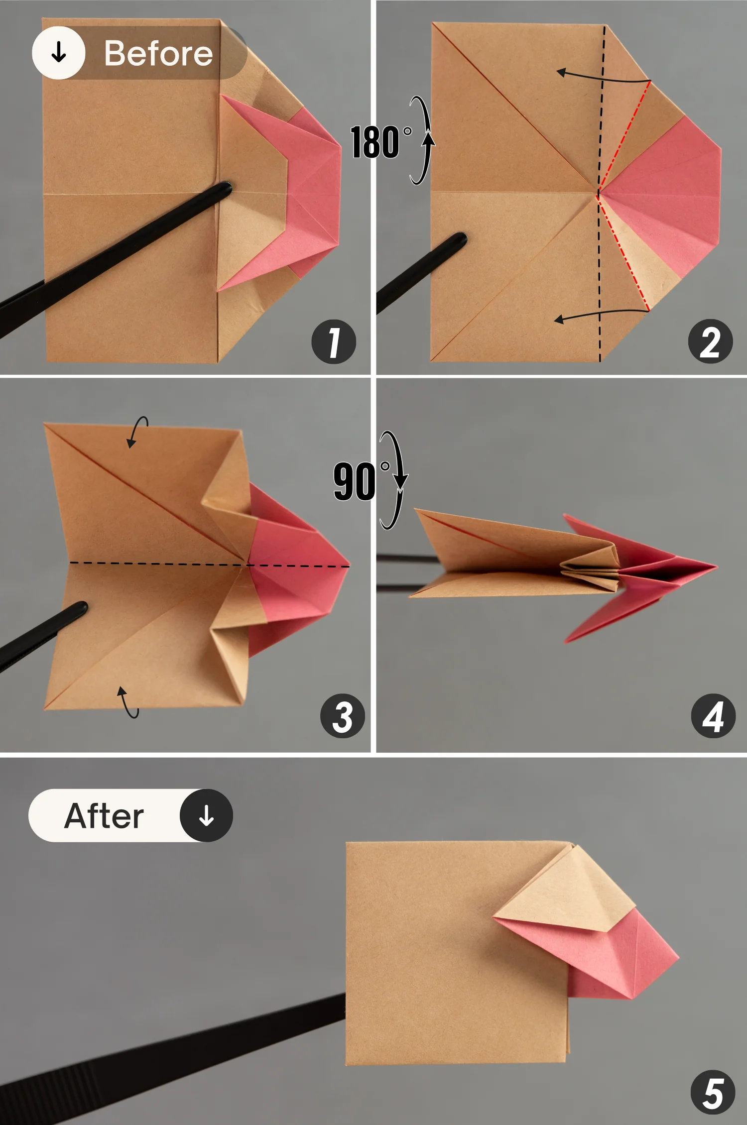 How to Fold an Origami Sheep - OrigamiOK