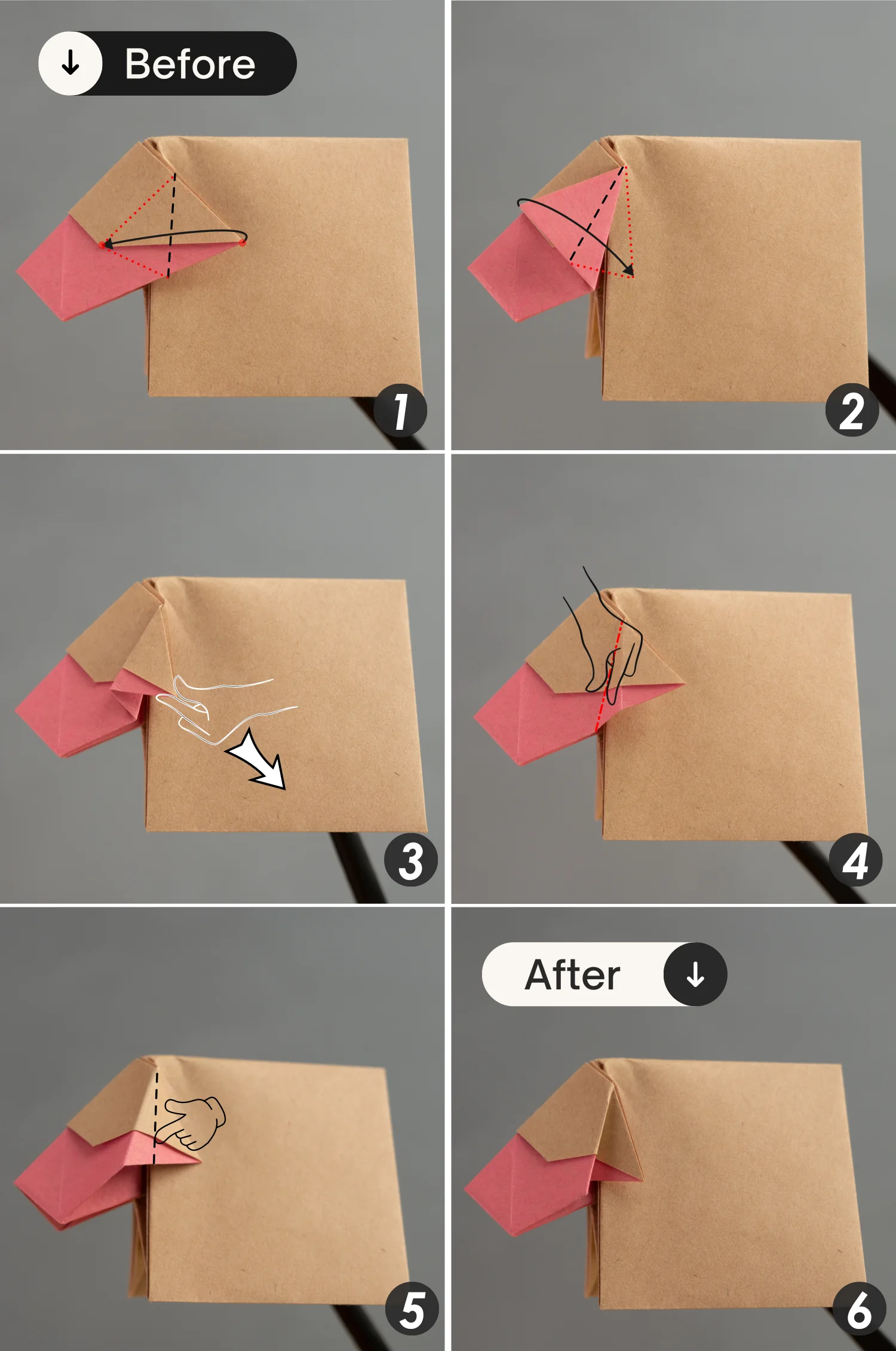 How to Fold an Origami Sheep - OrigamiOK