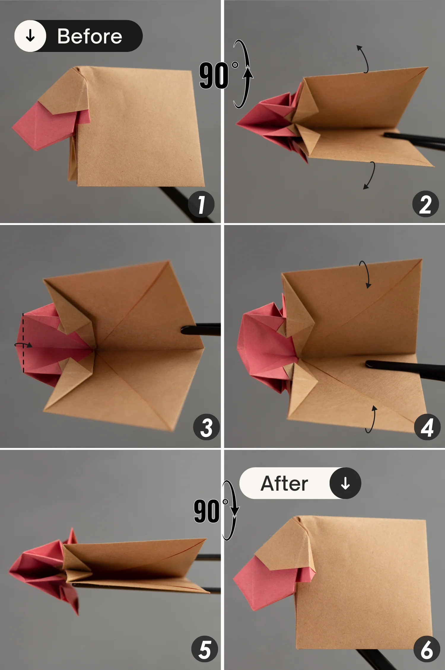 How to Fold an Origami Sheep - OrigamiOK