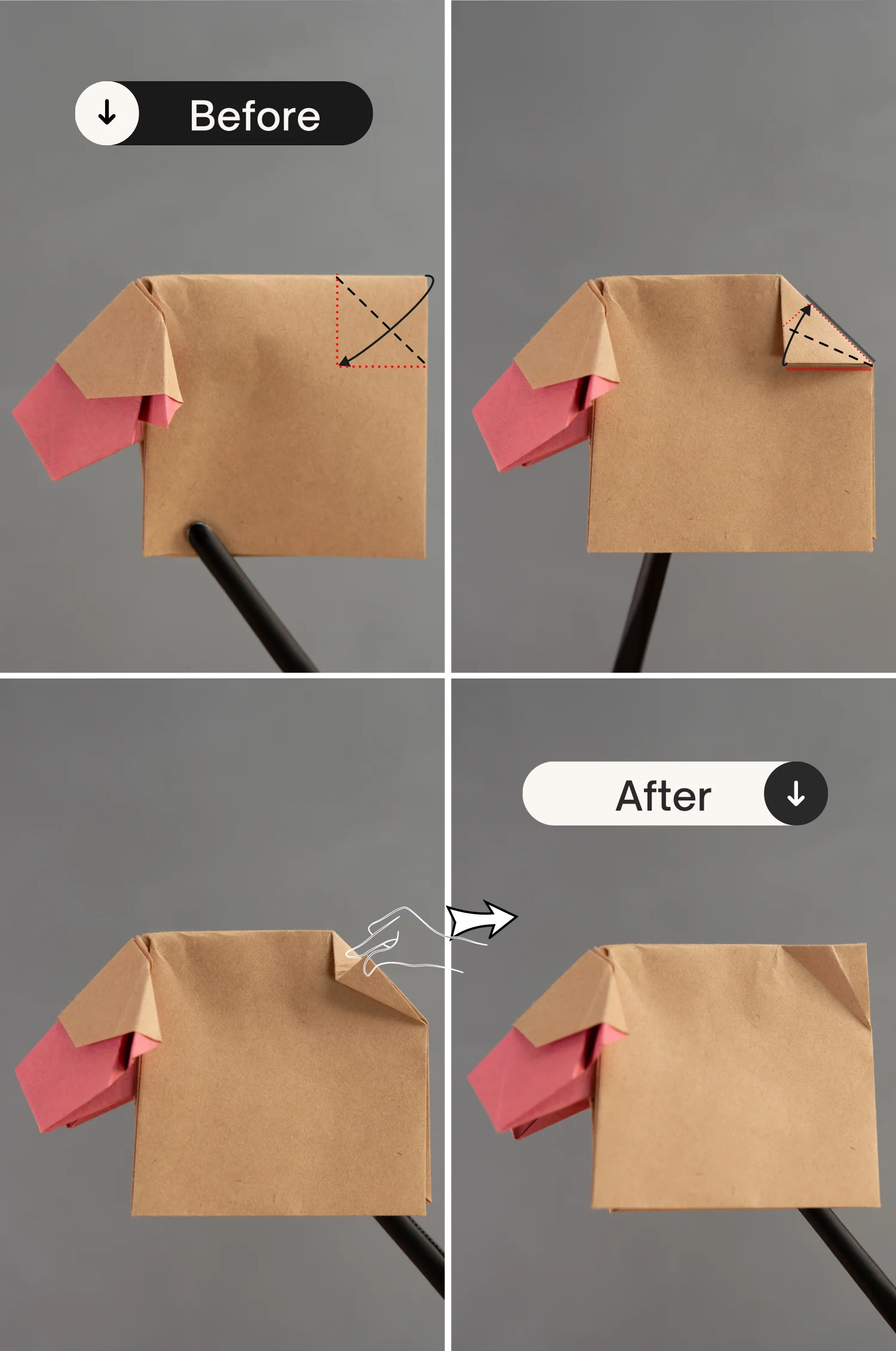 How to Fold an Origami Sheep - OrigamiOK