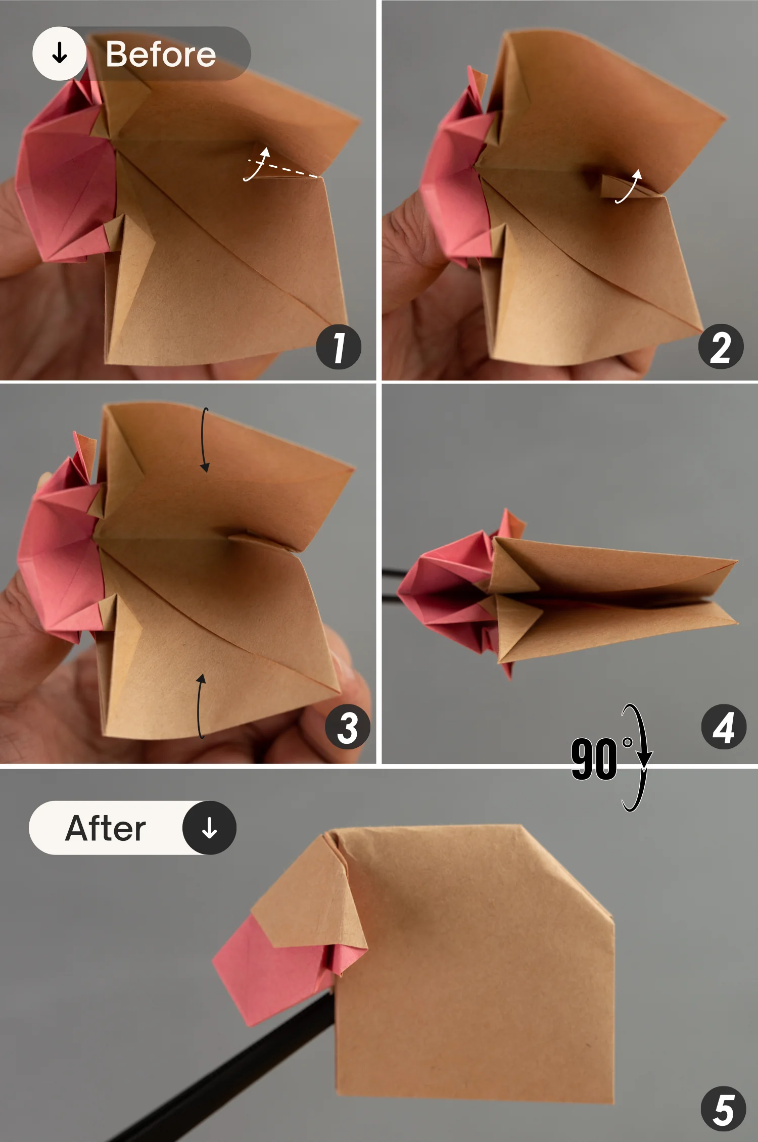 origami sheep | origamiok