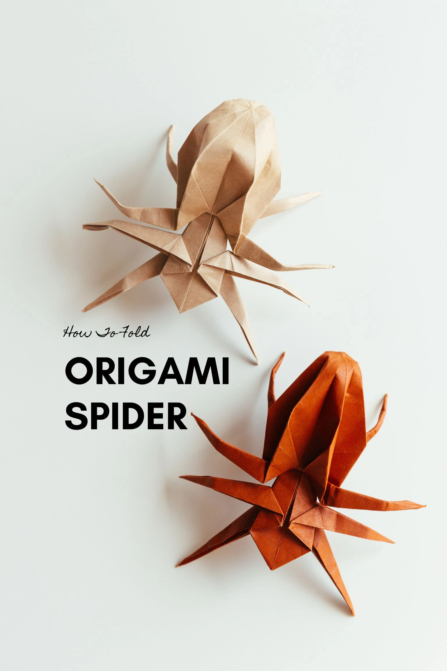 origami spider | origamiok