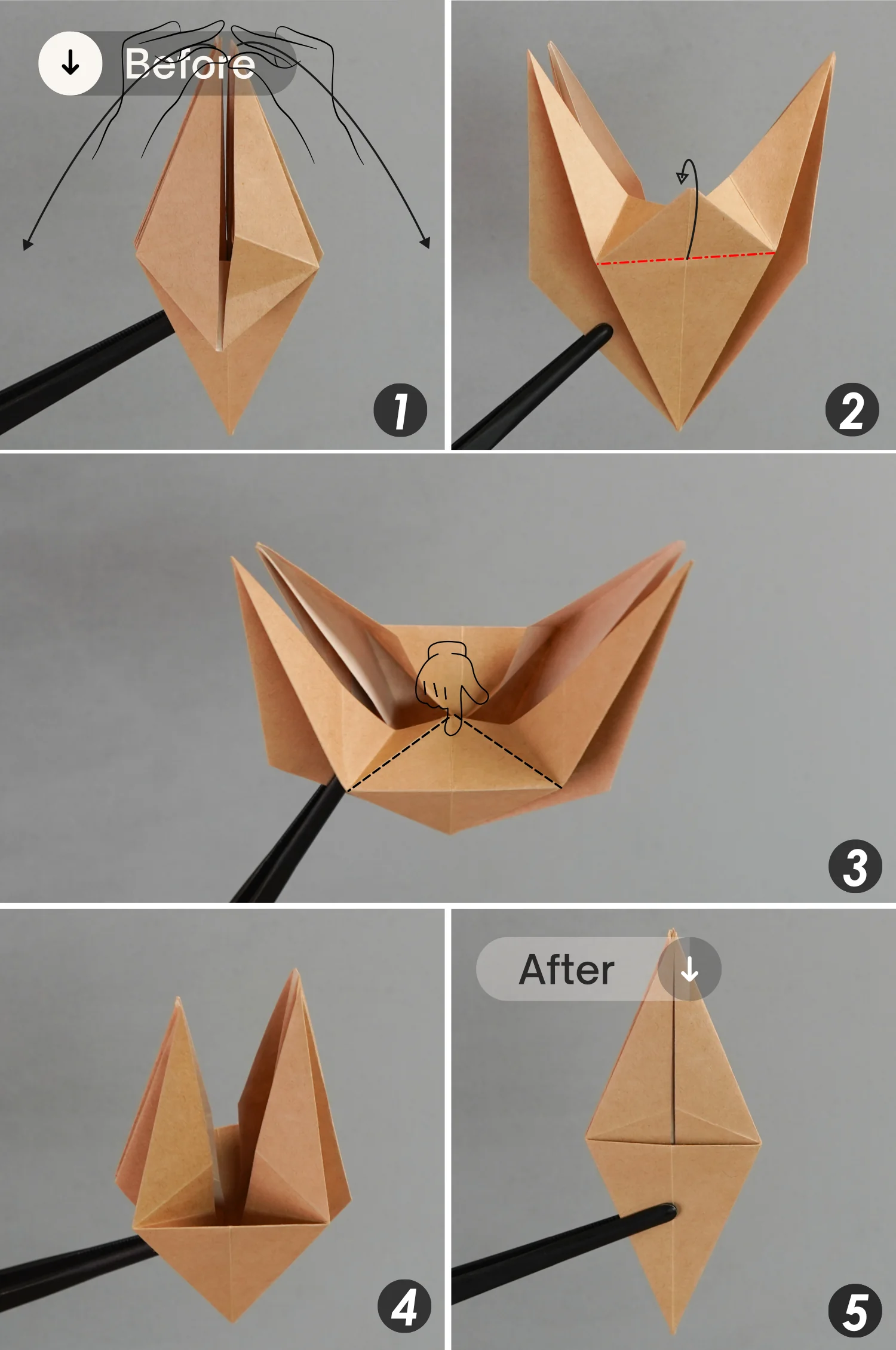 origami spider | origamiok