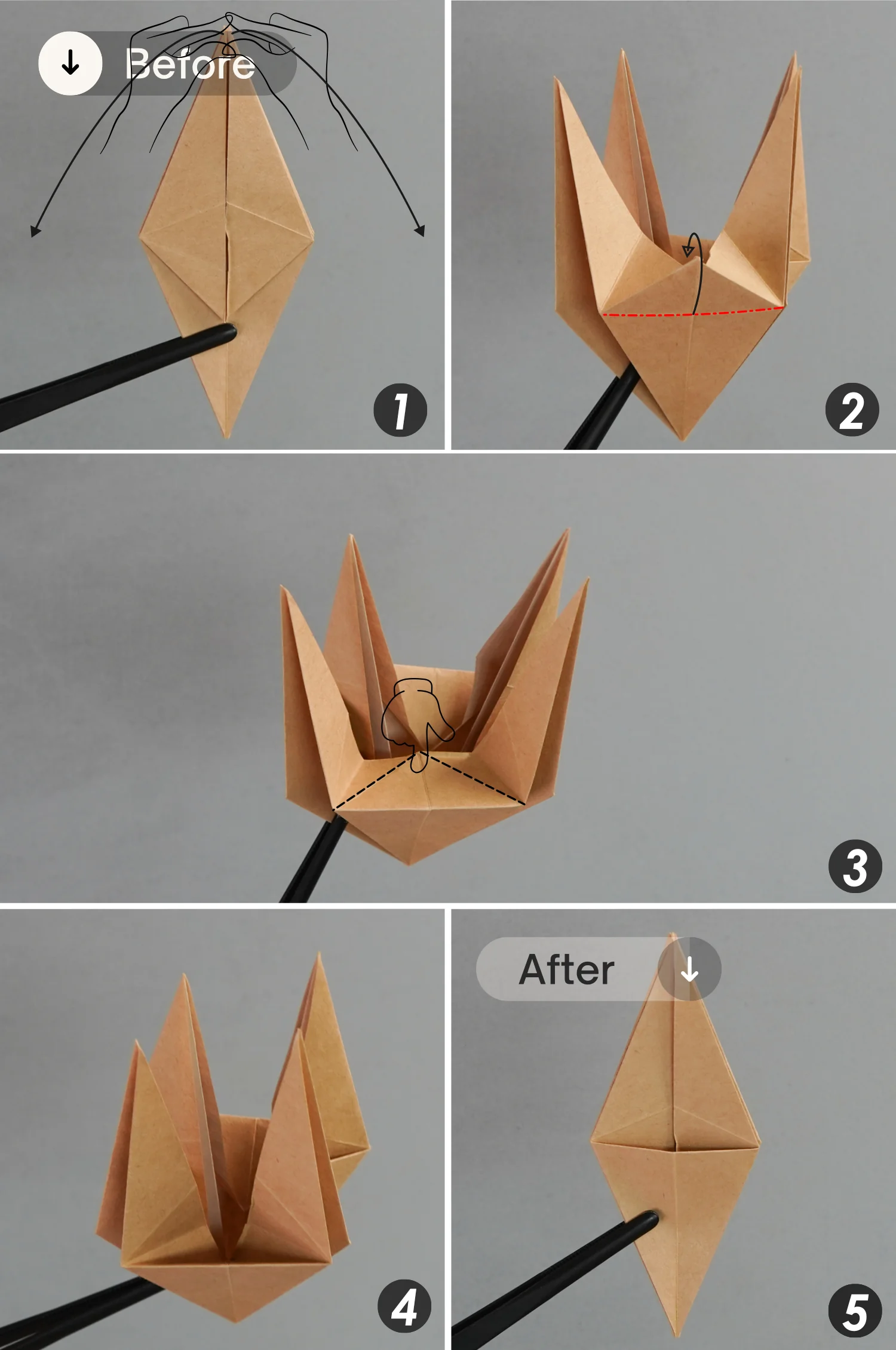 origami spider | origamiok