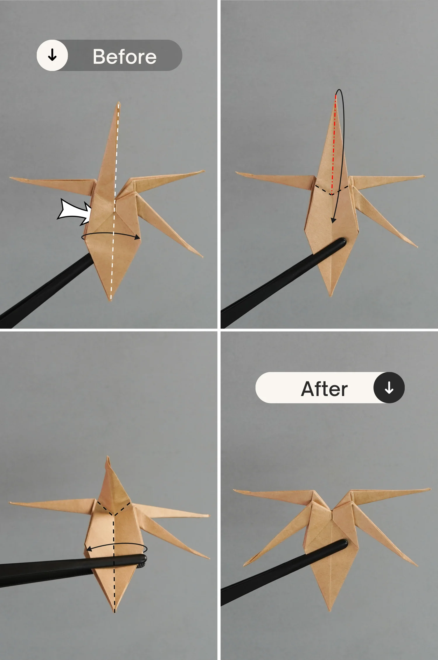 origami spider | origamiok