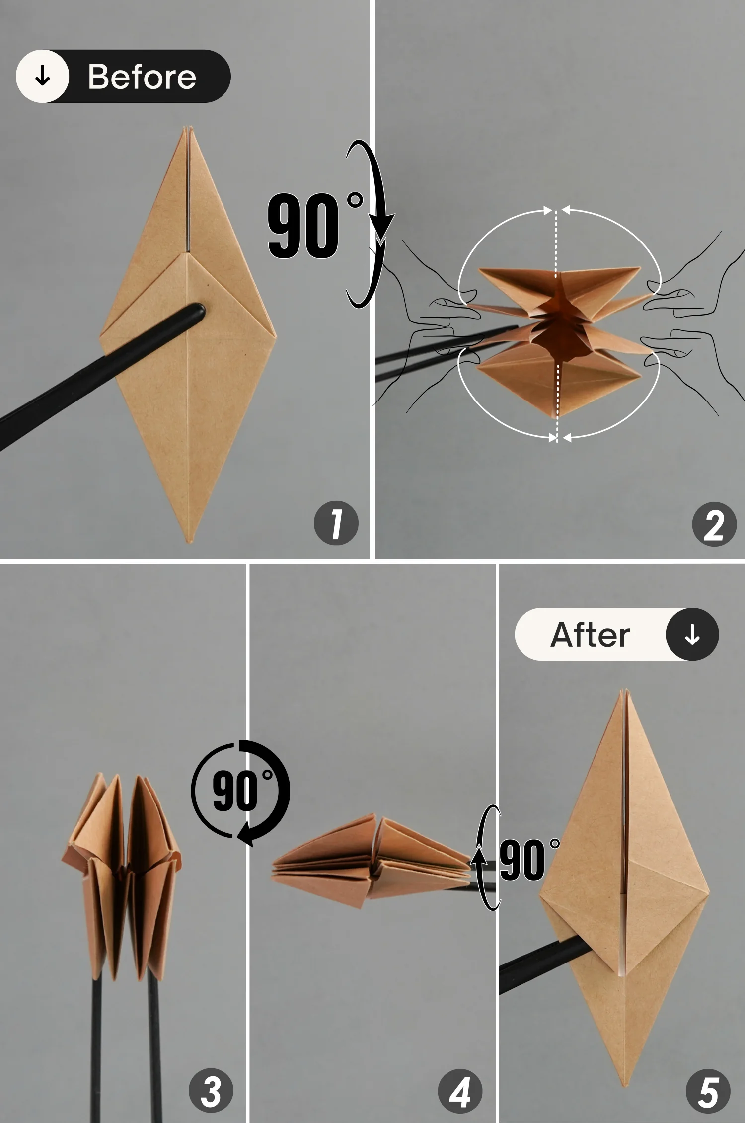 origami spider | origamiok