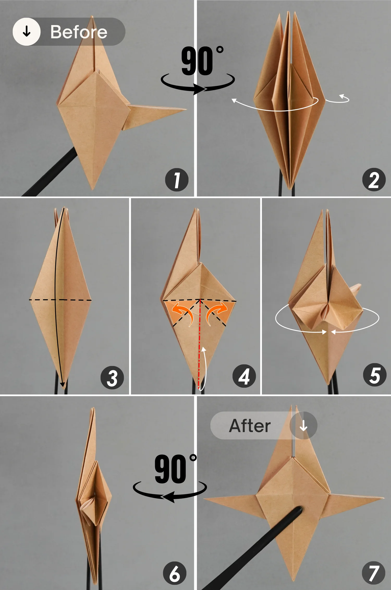 origami spider | origamiok