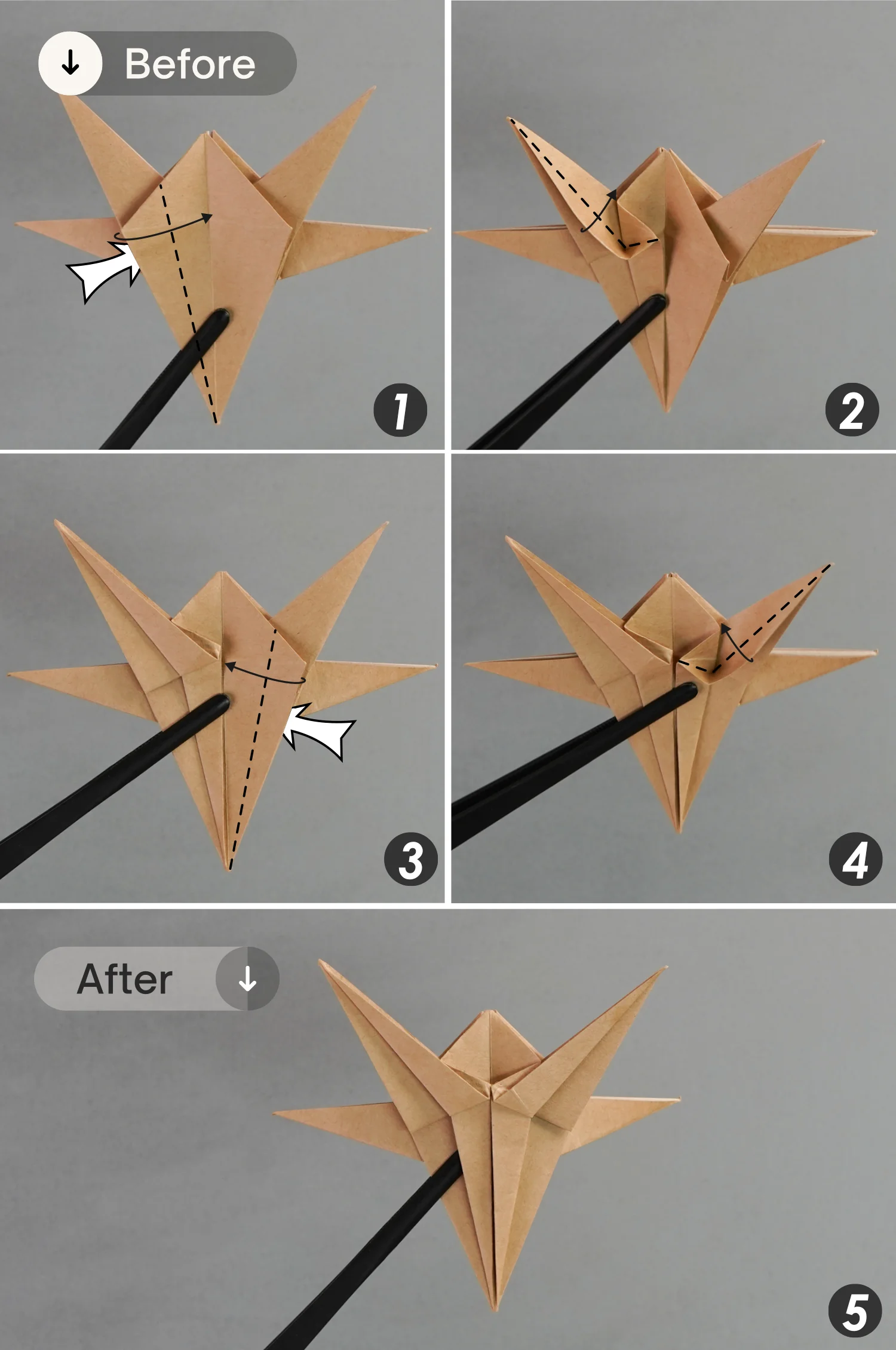 origami spider | origamiok