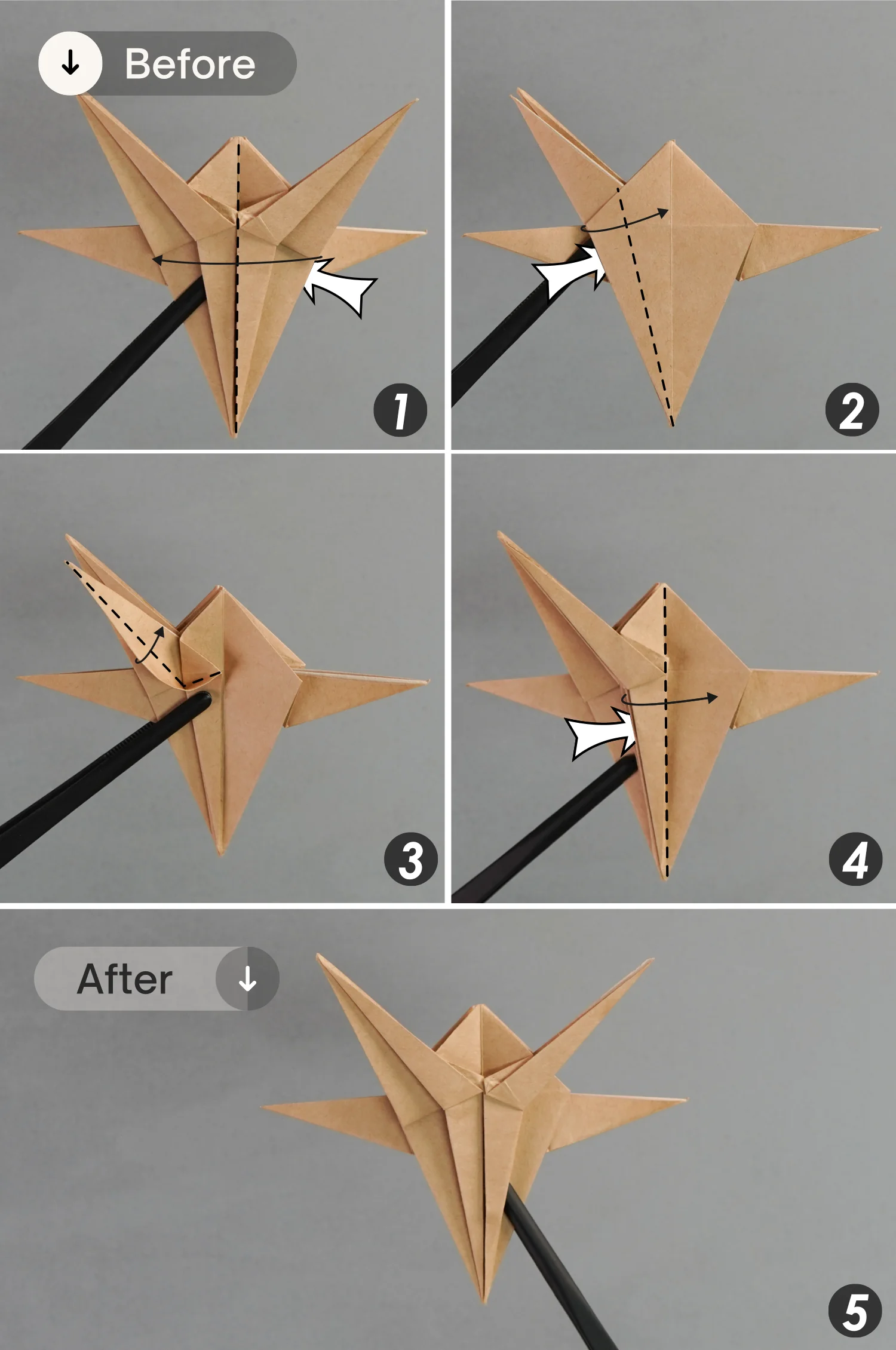 origami spider | origamiok