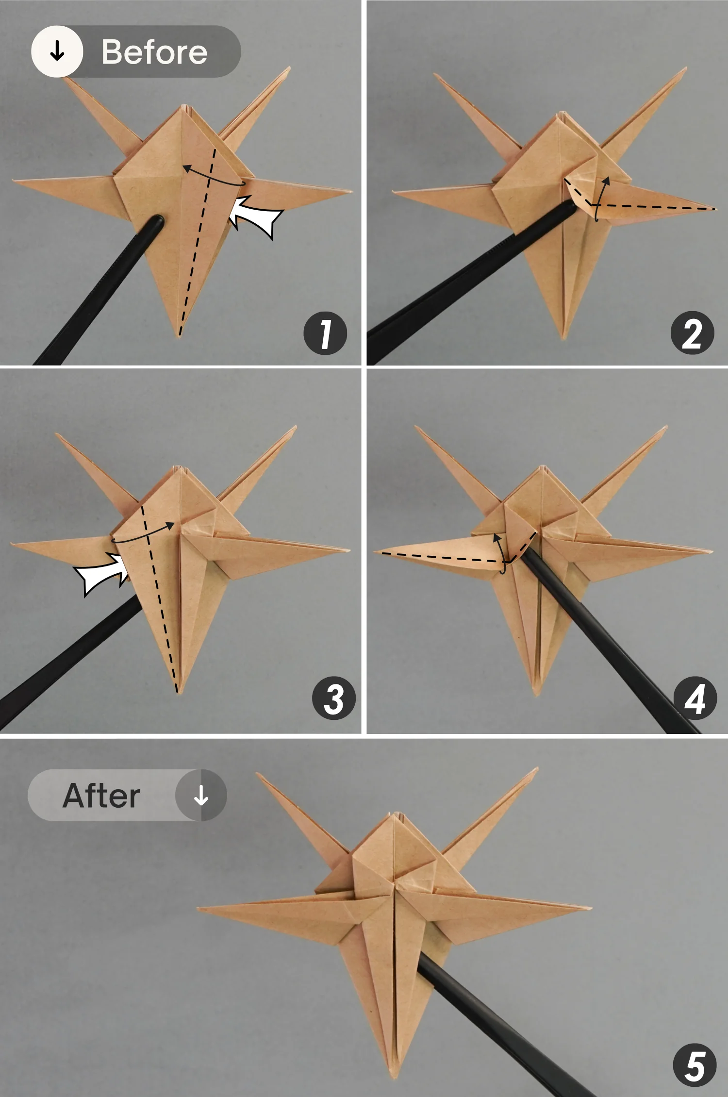 origami spider | origamiok