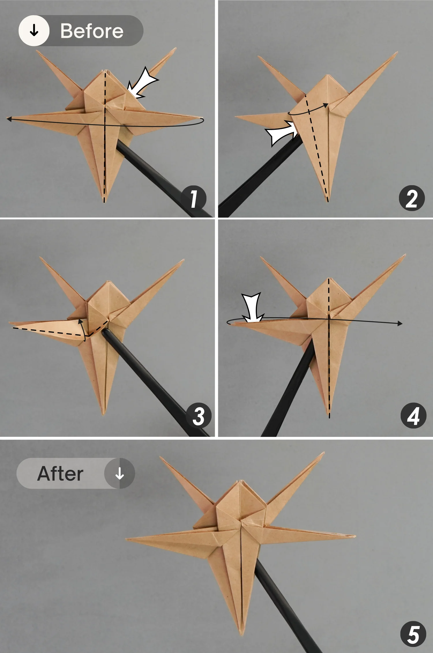 origami spider | origamiok