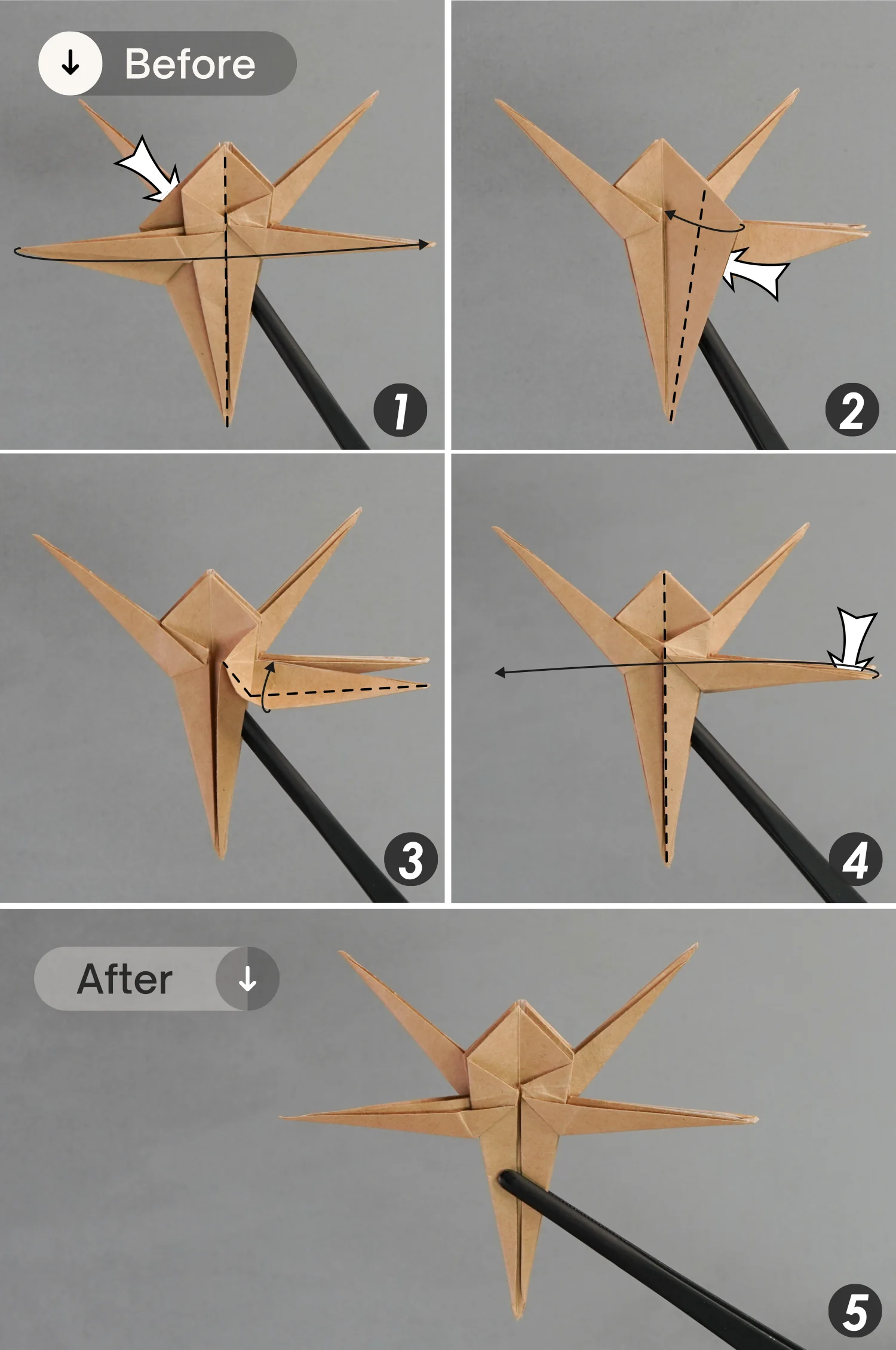 origami spider | origamiok