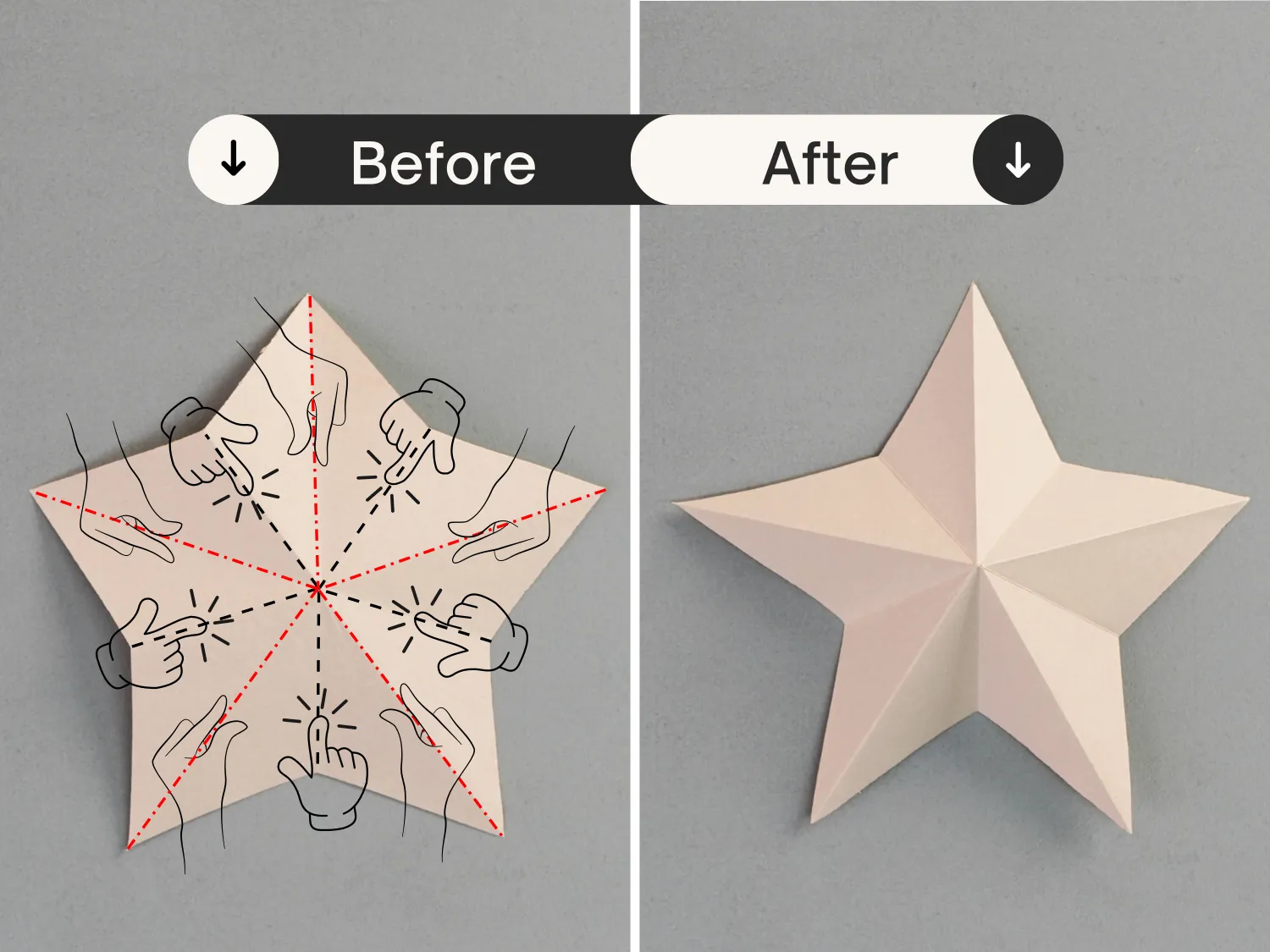 origami star 3d | origamiok