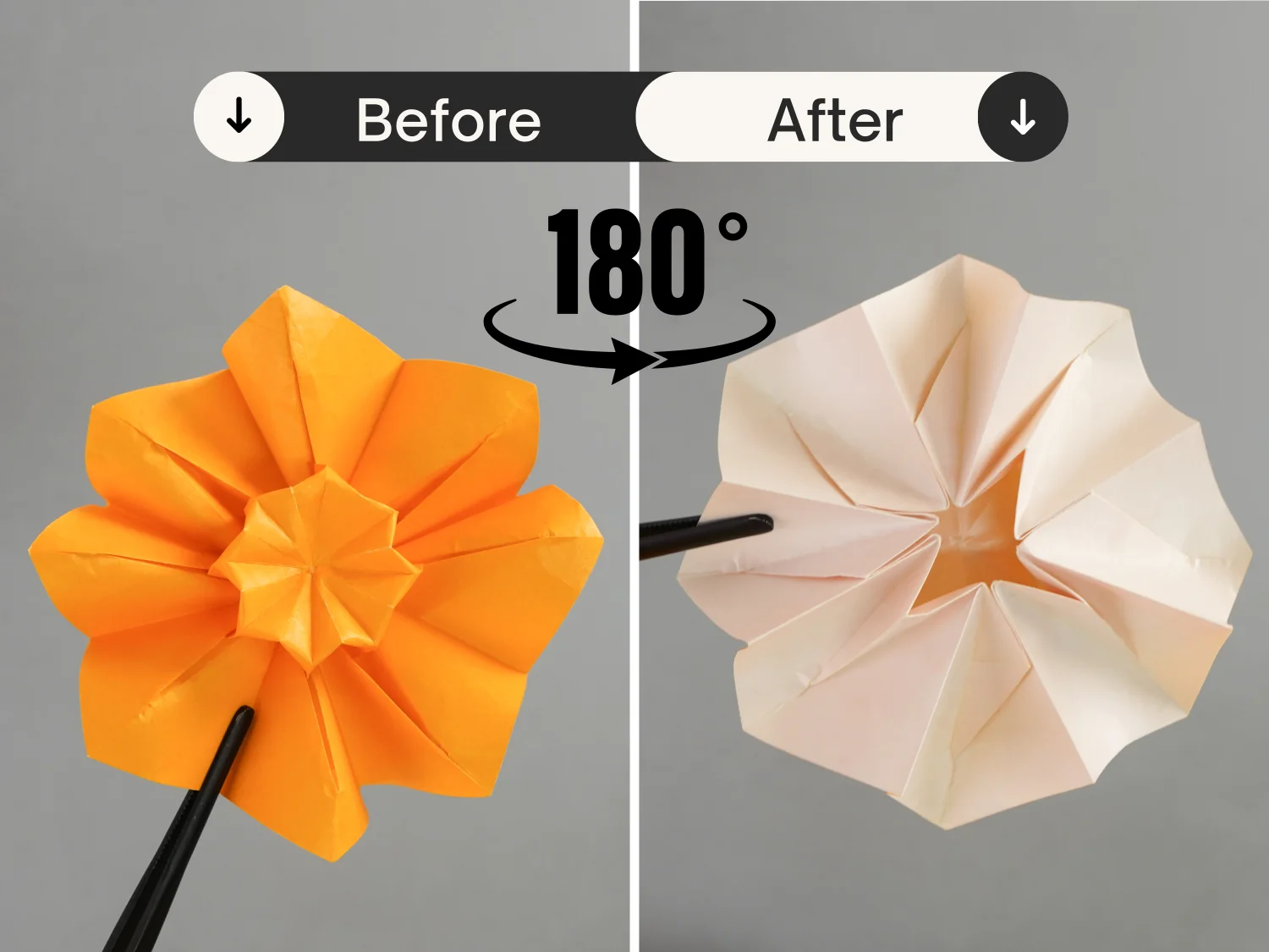 How to Make an Origami Sunflower - OrigamiOK