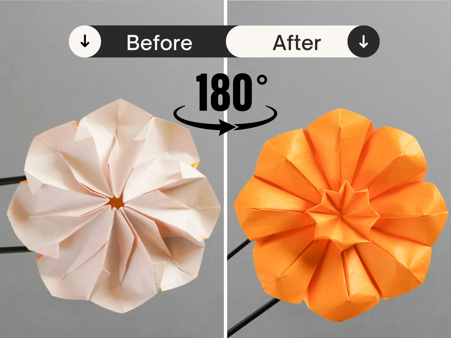 origami sunflower | origamiok