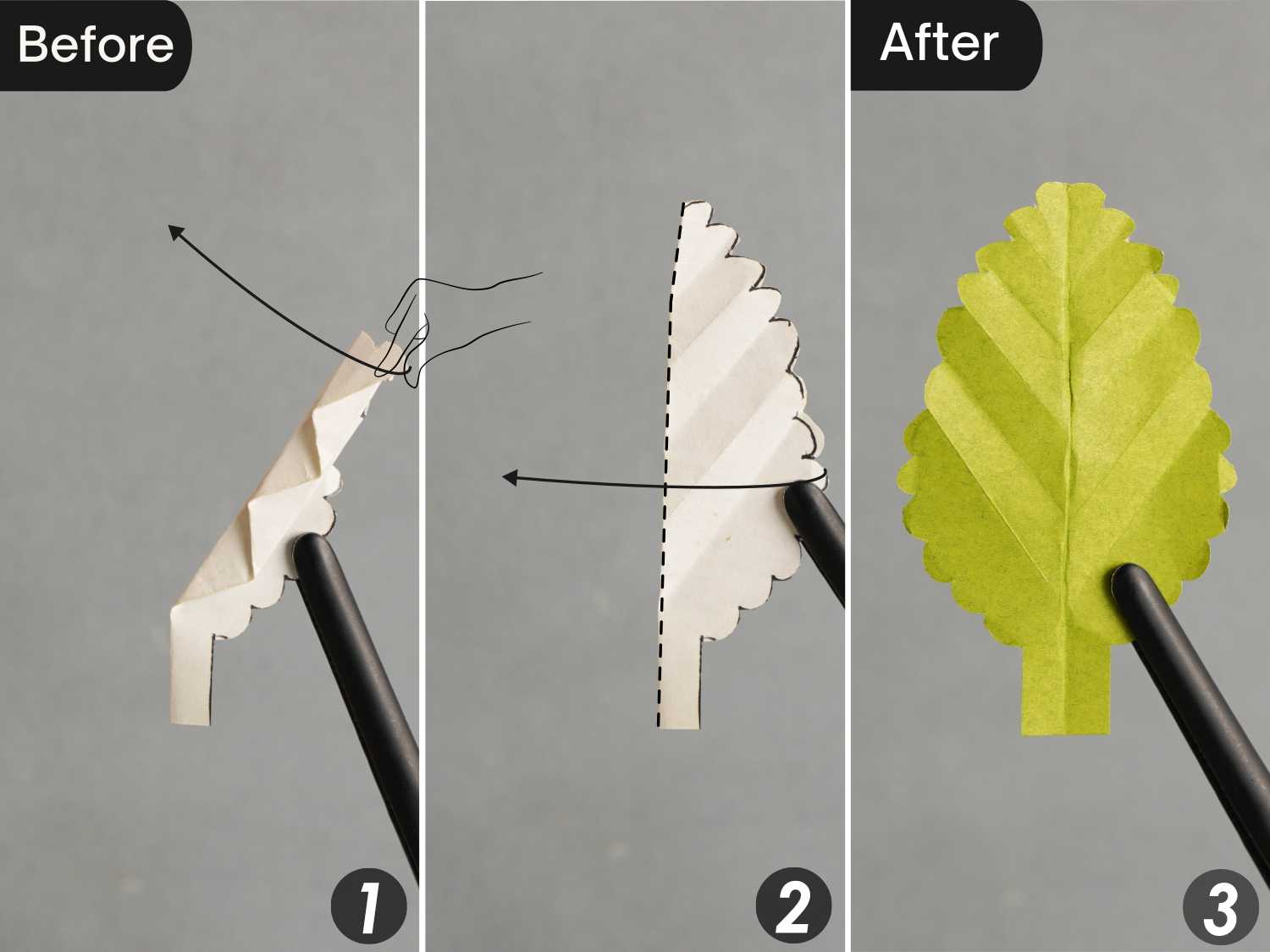 origami sunflower leaf | origamiok