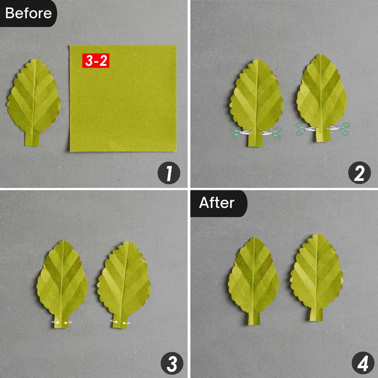 origami sunflower leaf | origamiok