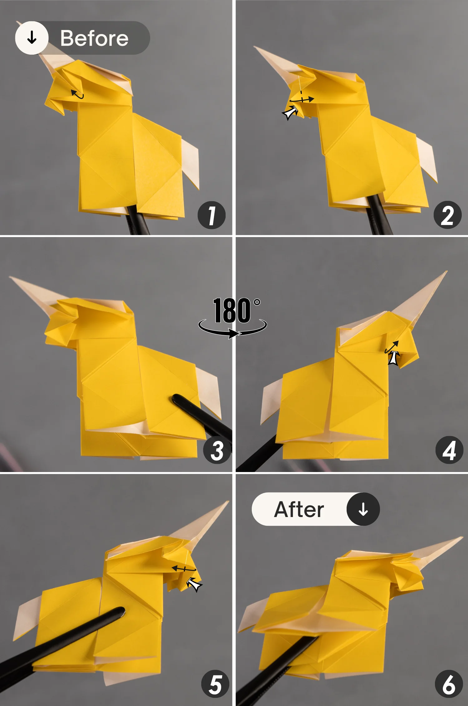 origami unicorn | origamiok