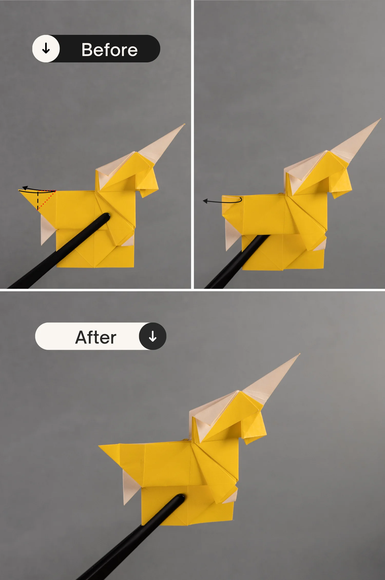 origami unicorn | origamiok