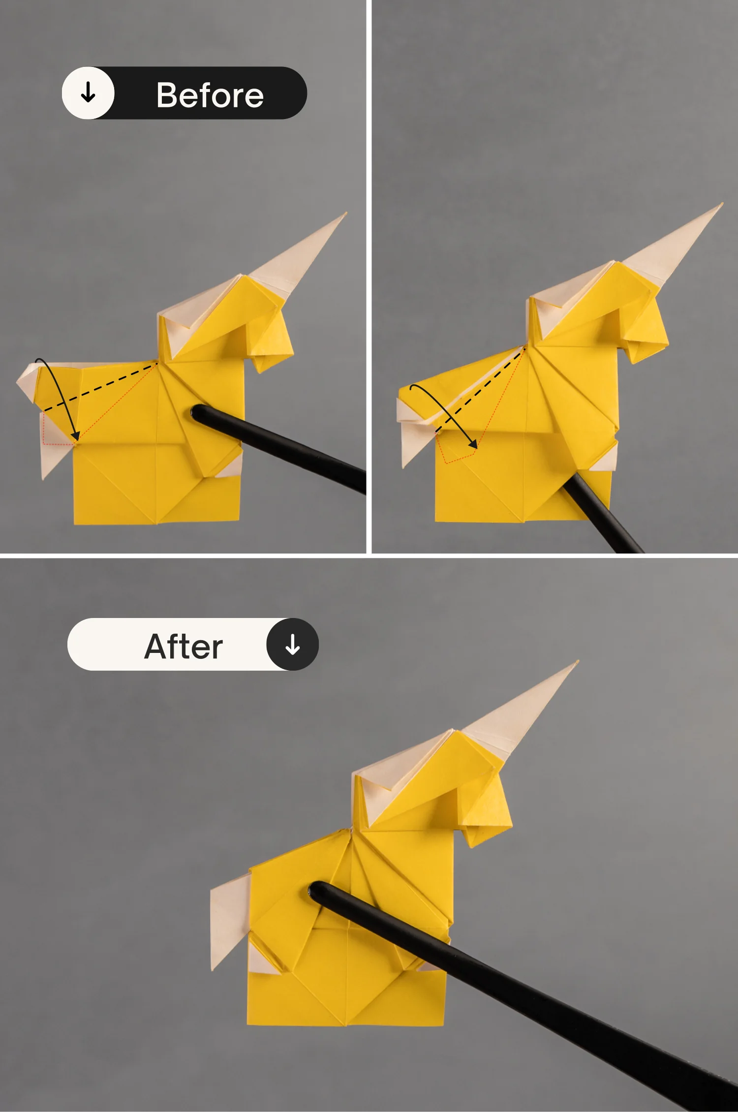 origami unicorn | origamiok