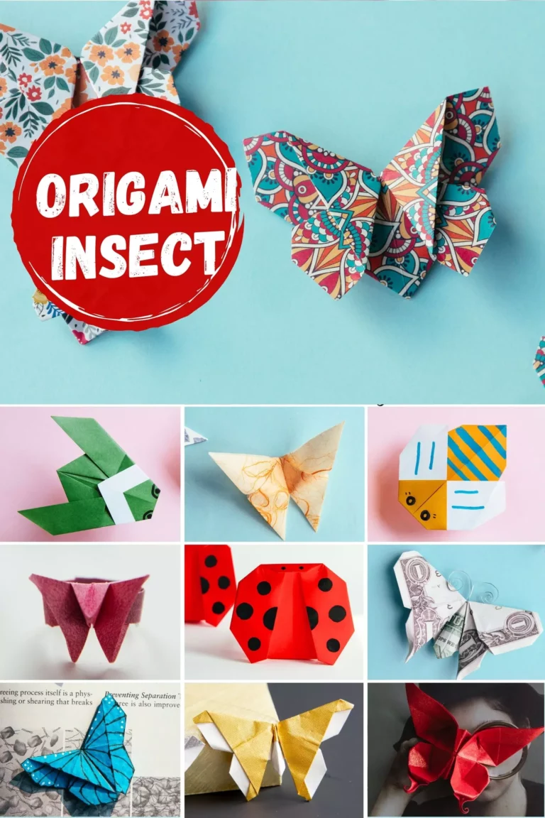 Origami Insect Step by Step Instructions