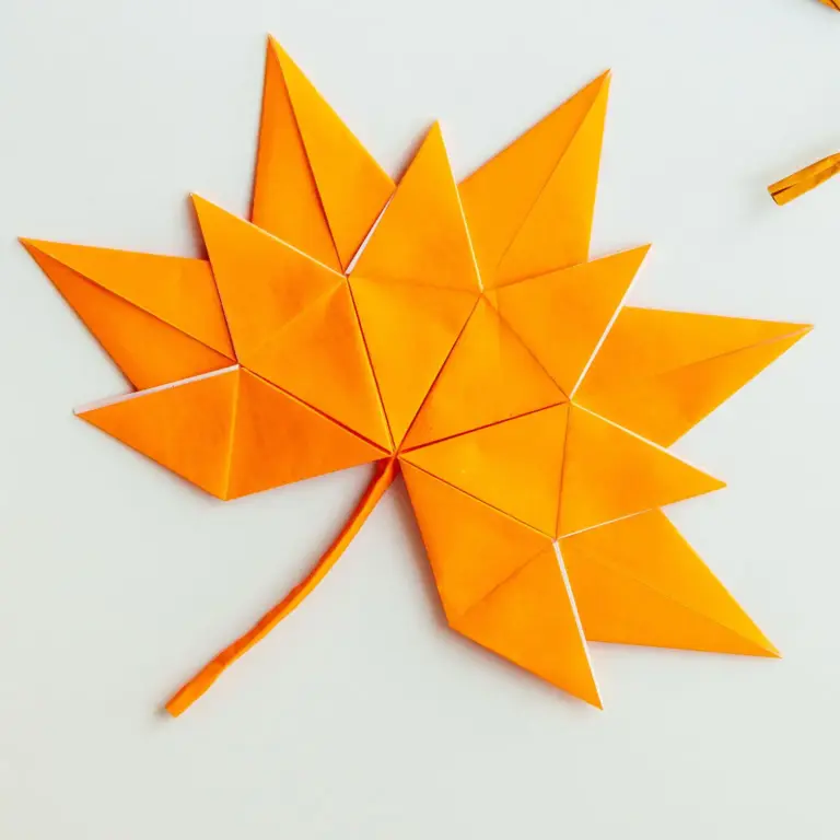 origami maple leaf | origamiok