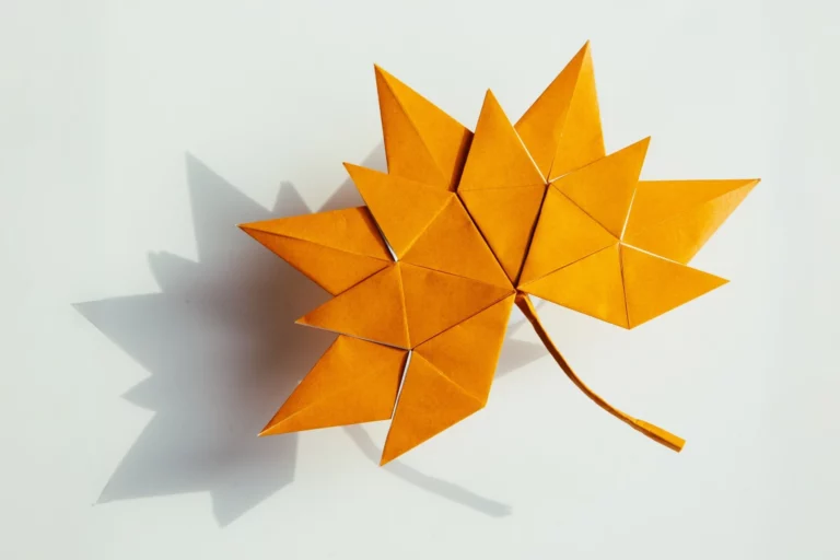 How to Fold an Origami Maple Leaf