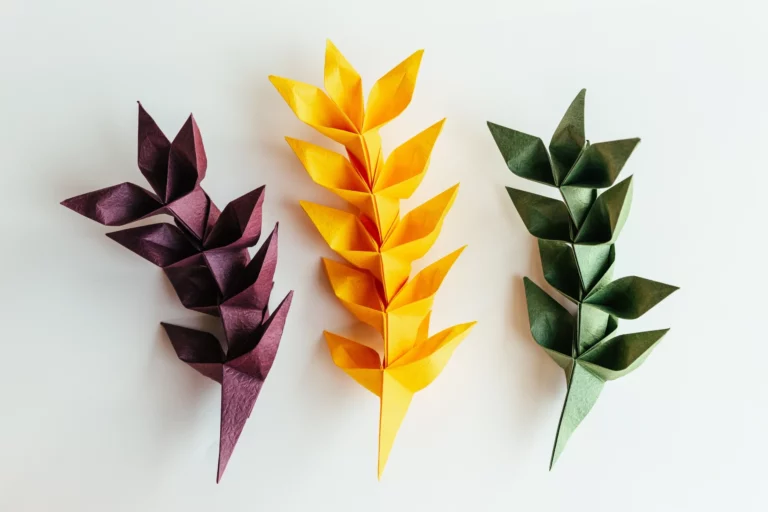 How to Make an Origami Olive Branch