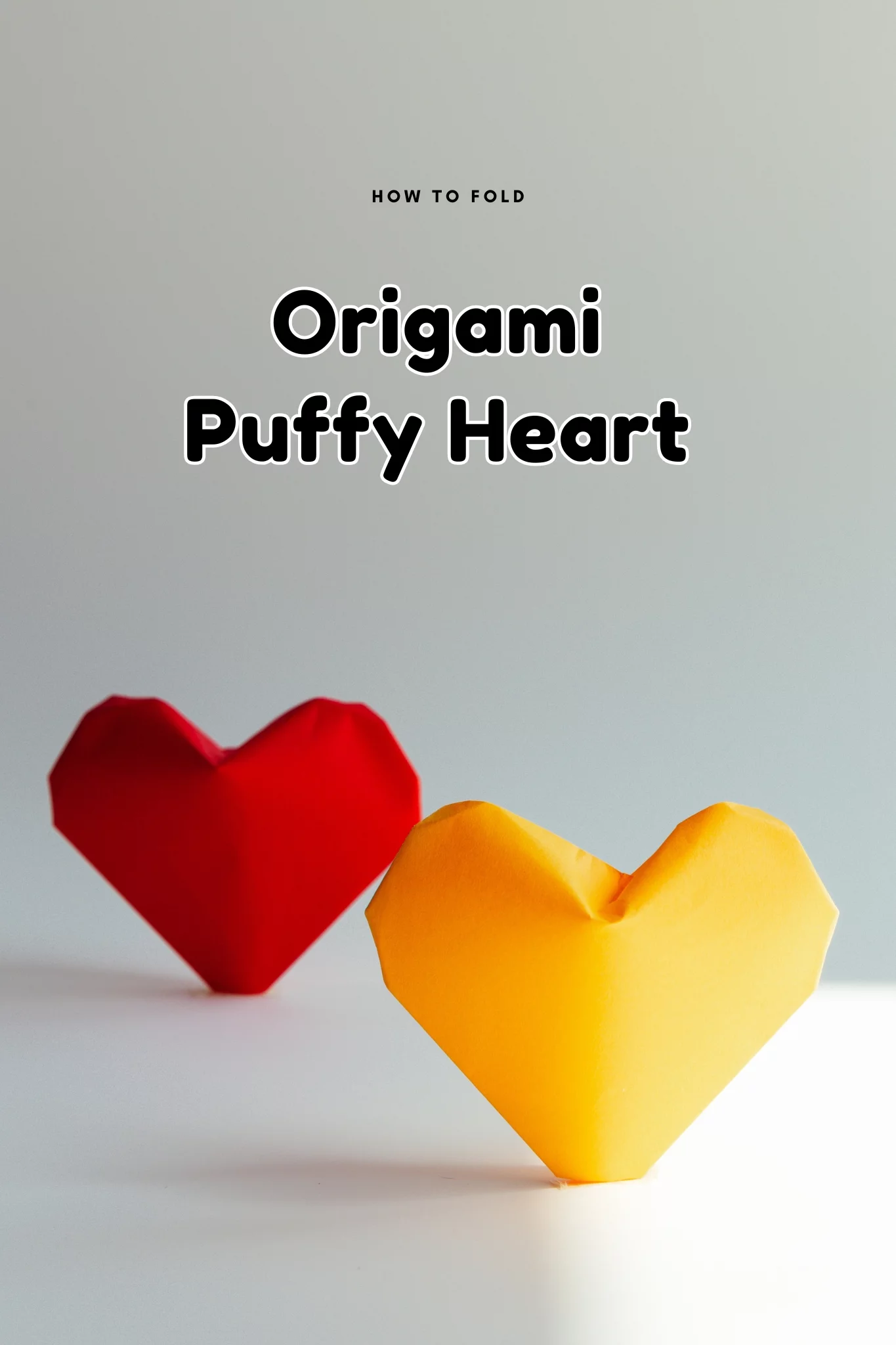 Origami Puffy Heart instructions