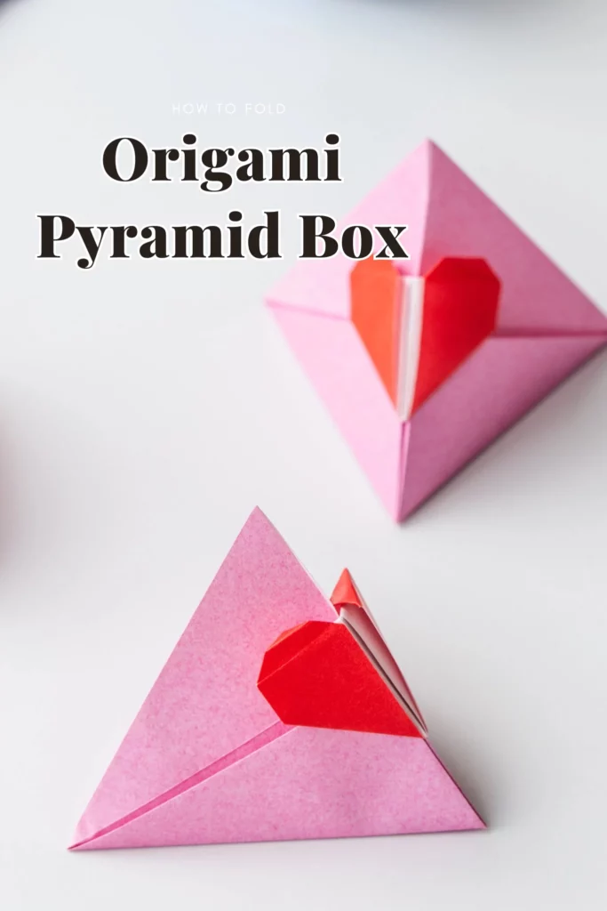 Origami Pyramid Box instructions