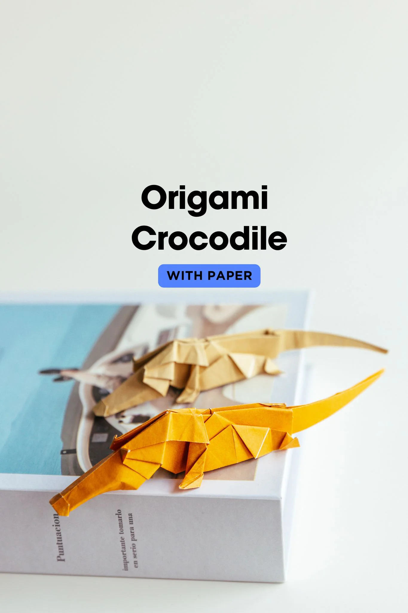 origami crocodile | origamiok