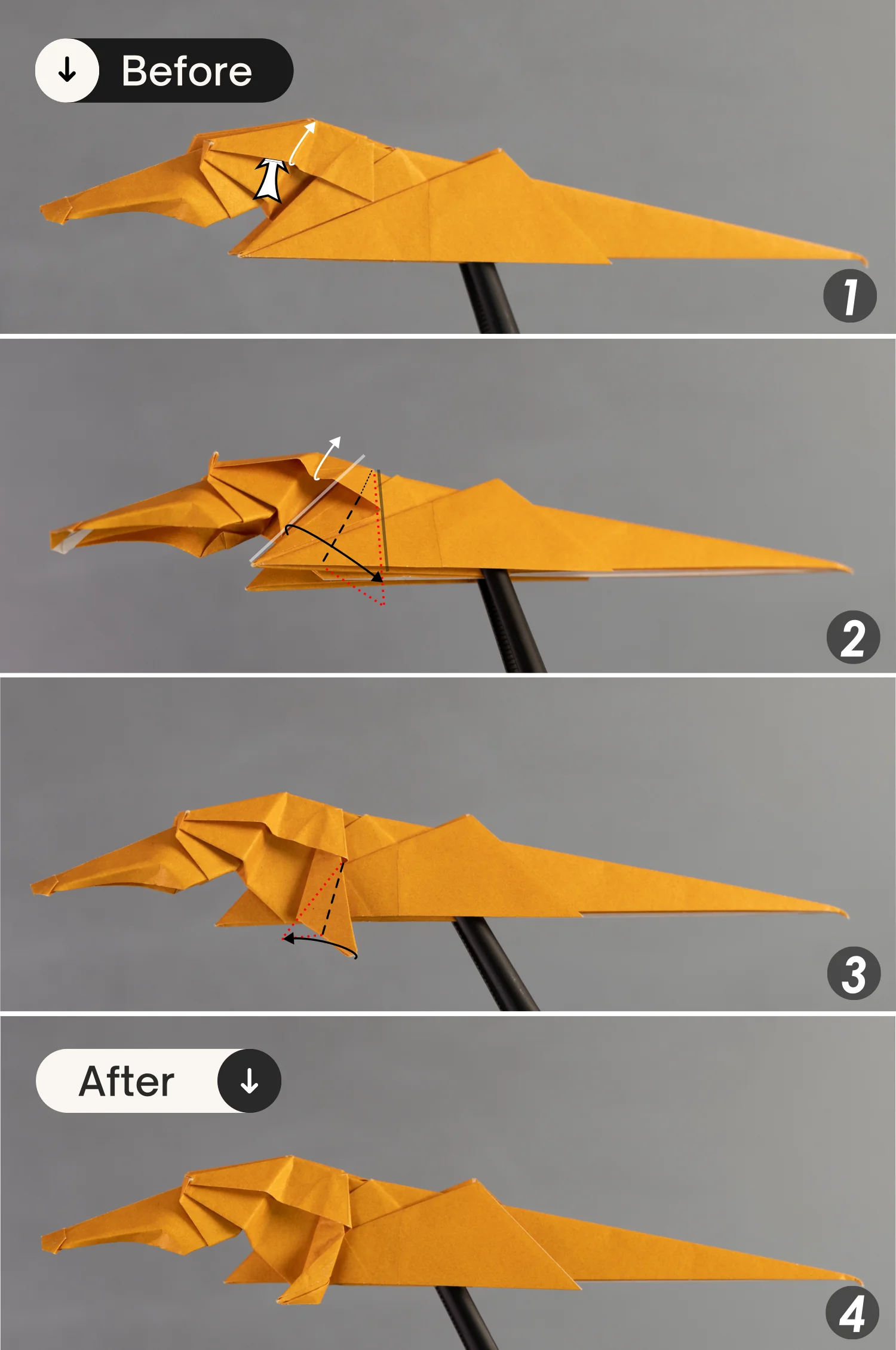 origami crocodile | origamiok