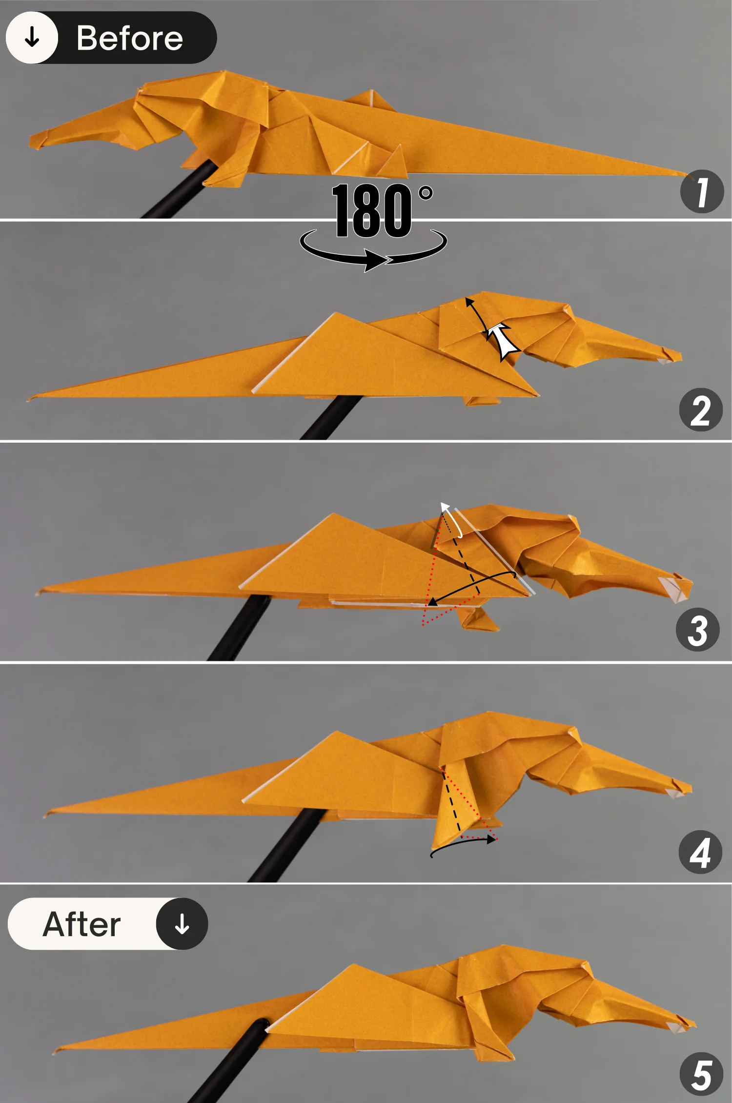 origami crocodile | origamiok