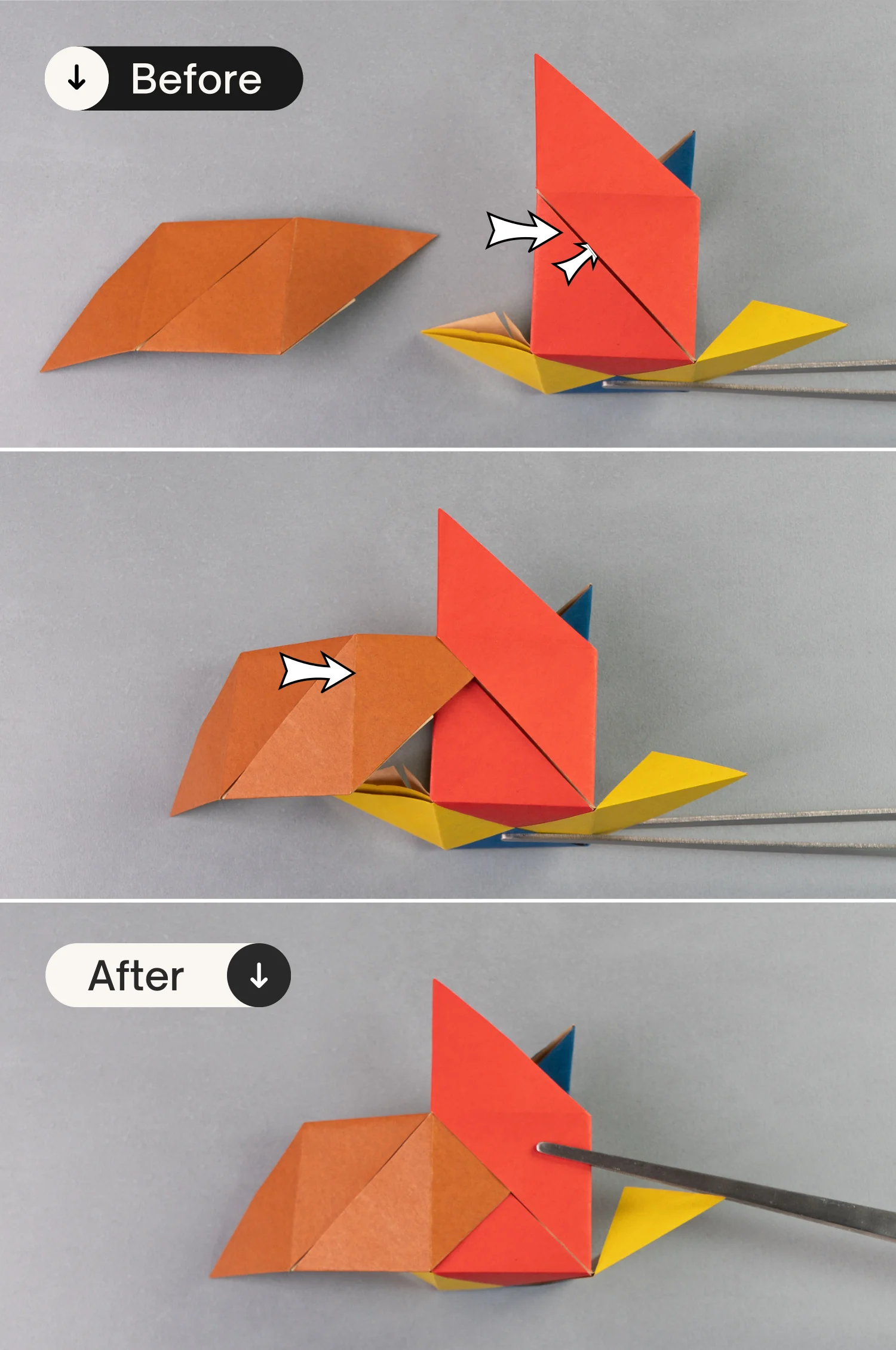 origami cube | origamiok