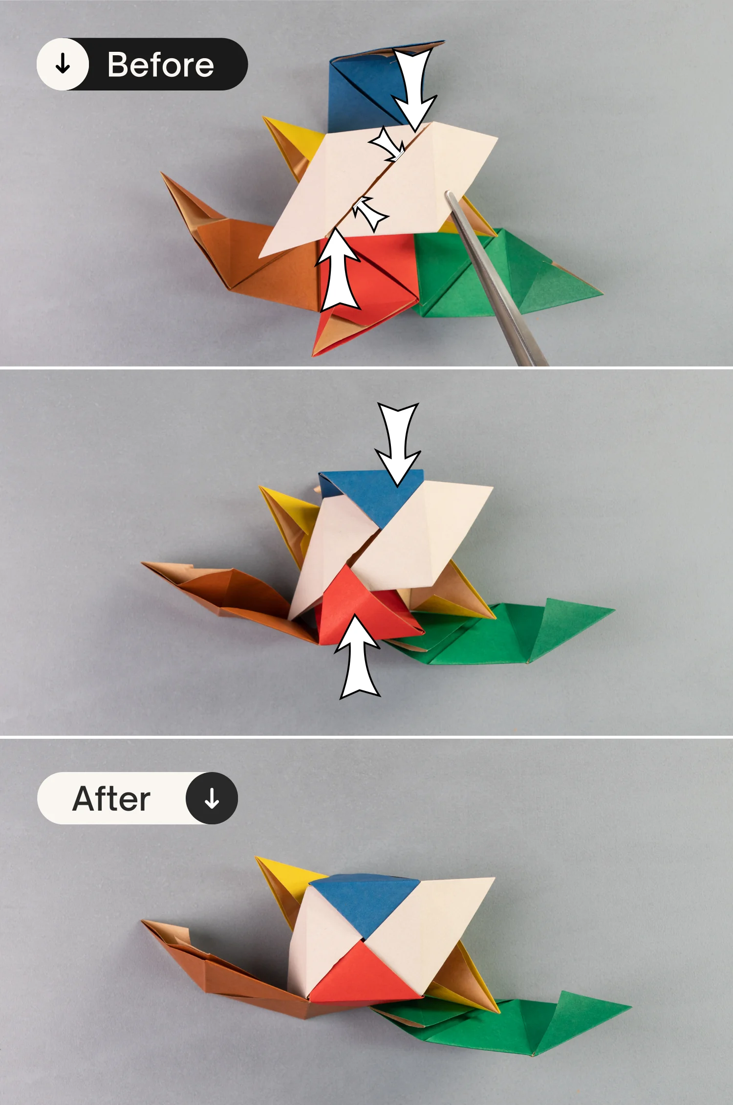 origami cube | origamiok