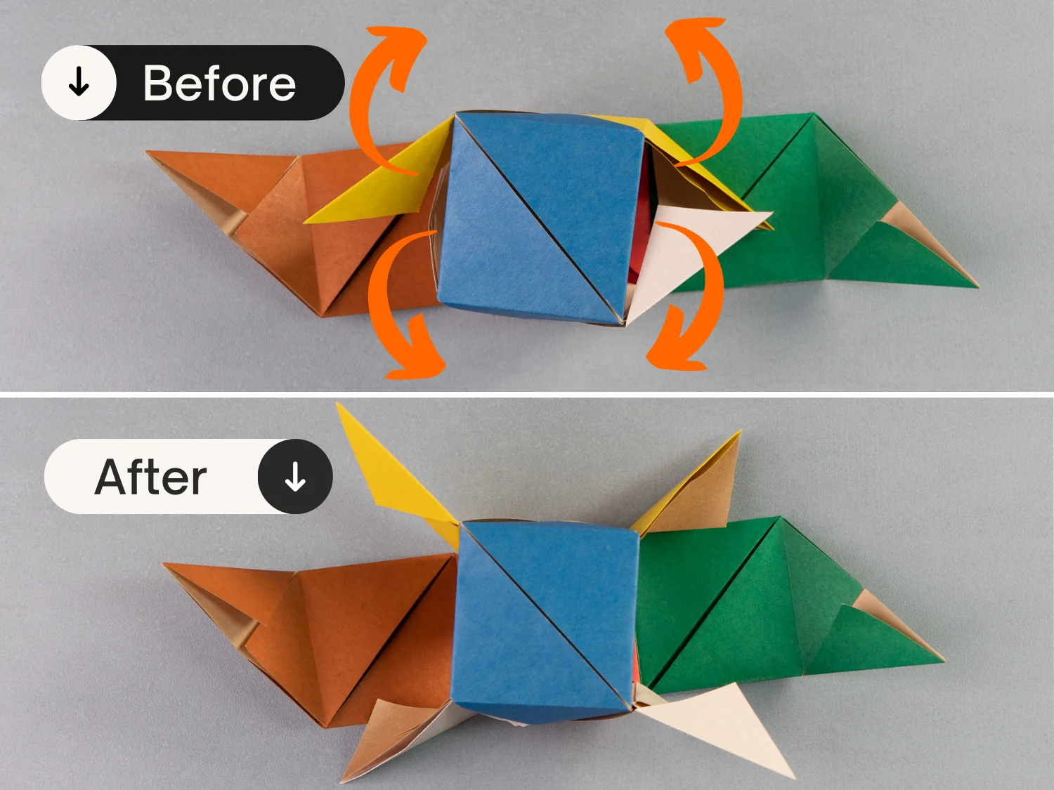 origami cube | origamiok