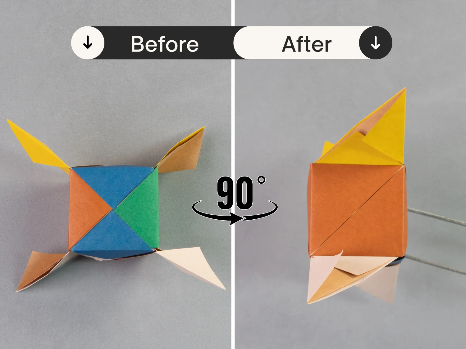 origami cube | origamiok