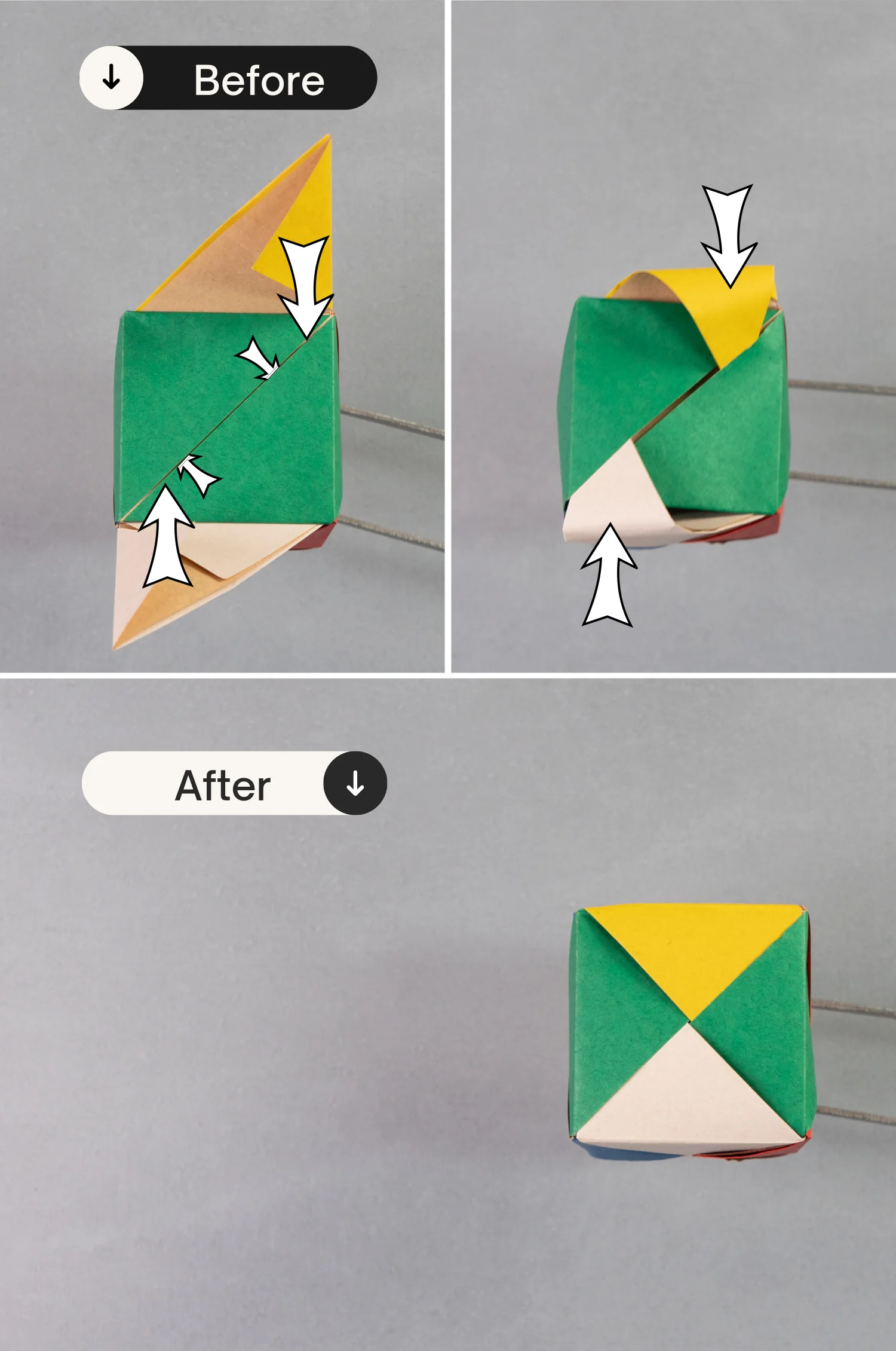 origami cube | origamiok