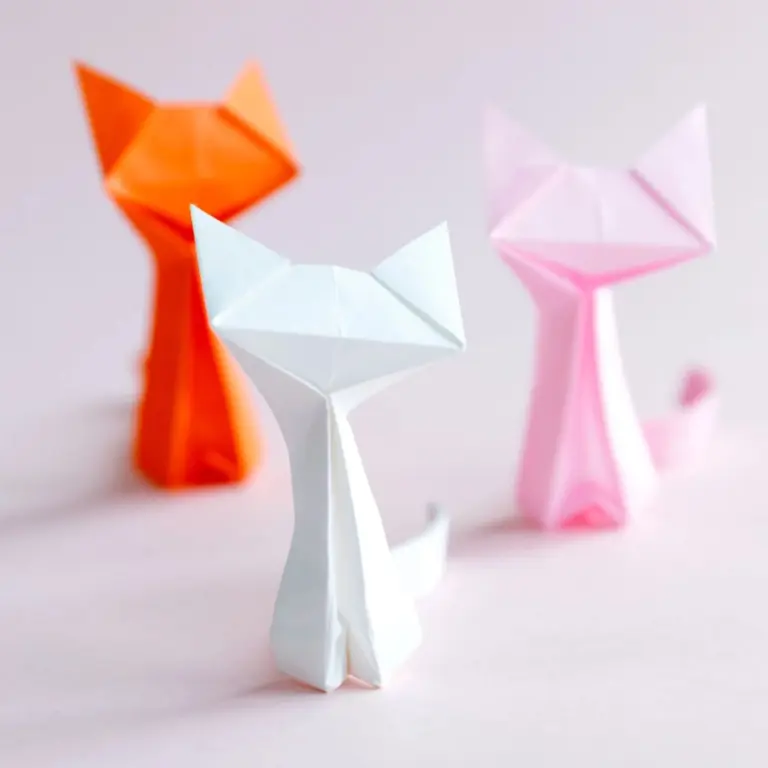 How to Fold an Origami Cute Cat