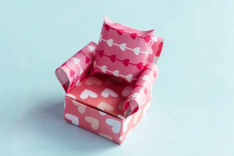 How to Make an Origami Armchair Sofa