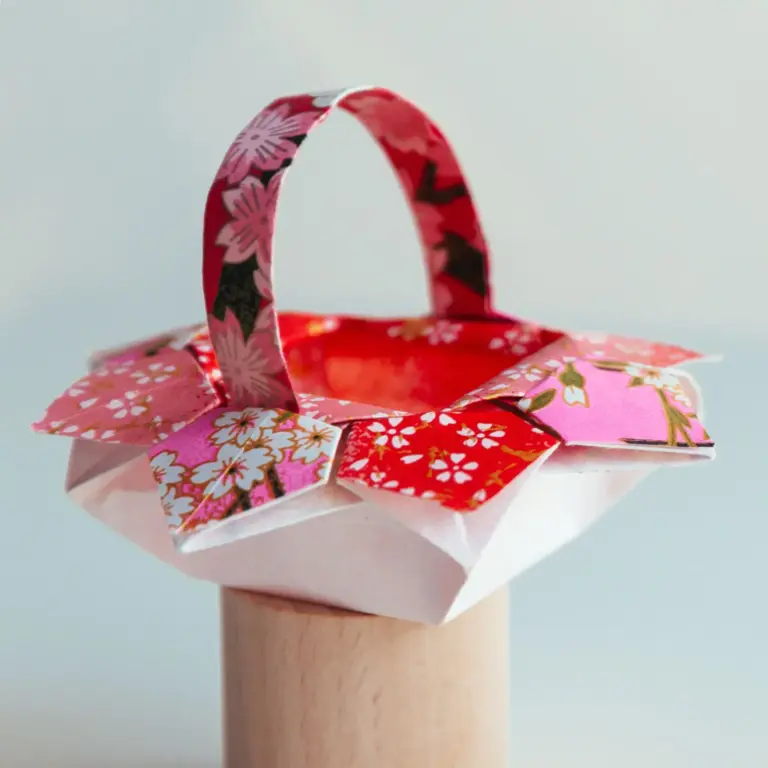 origami basket | origamiok
