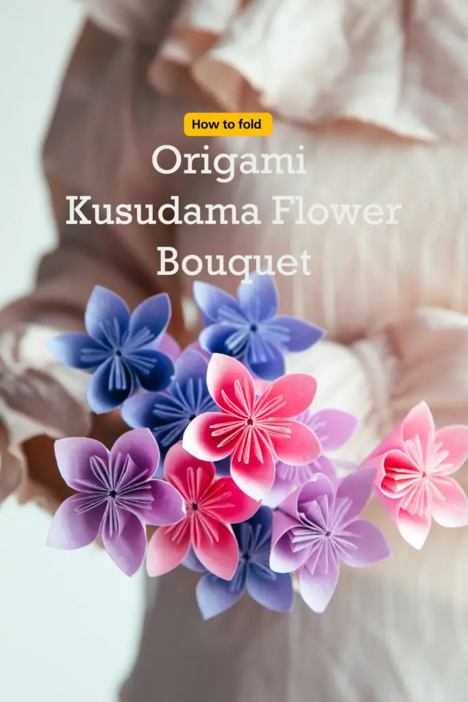 origami kusudama flower bouquet | origamiok