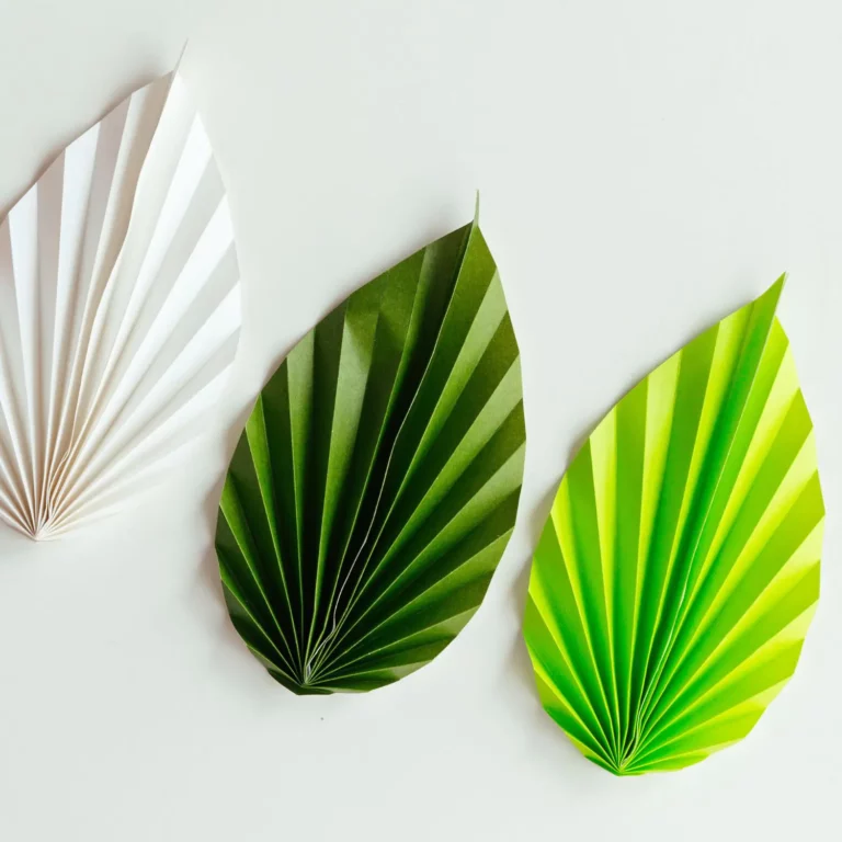 origami palm leaf | origamiok