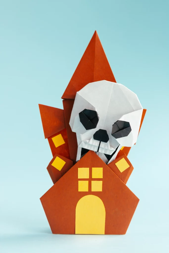 origami skull | origamiok