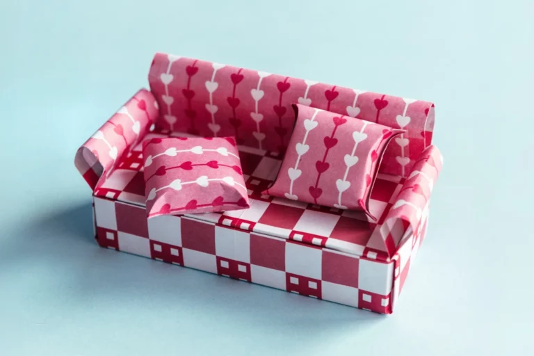 How to Fold an Origami Sofa