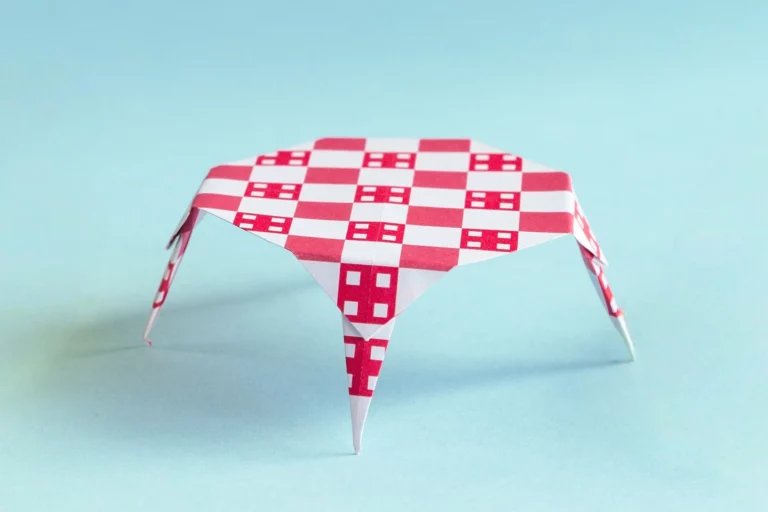 How to Fold an Origami Table