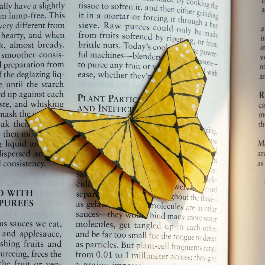 origami butterfly bookmark | origamiok