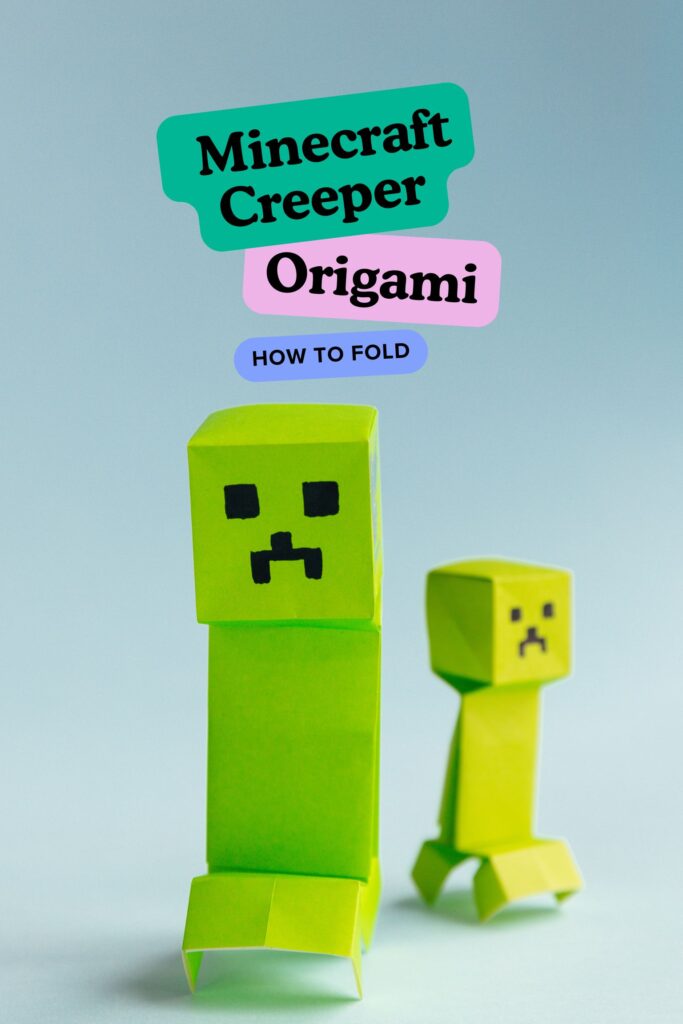 origami minecraft creeper | origamiok