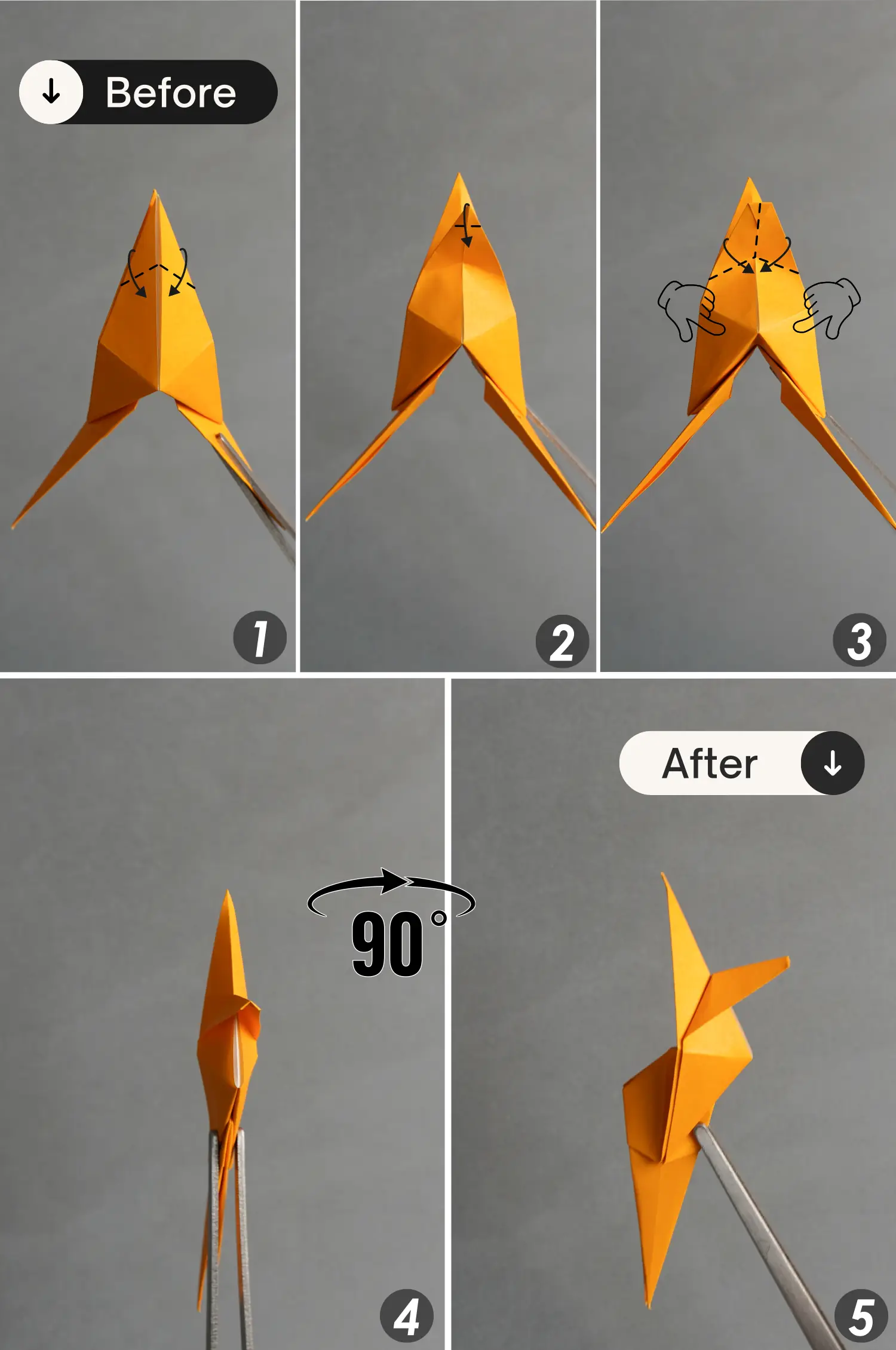 origami deer | origamiok