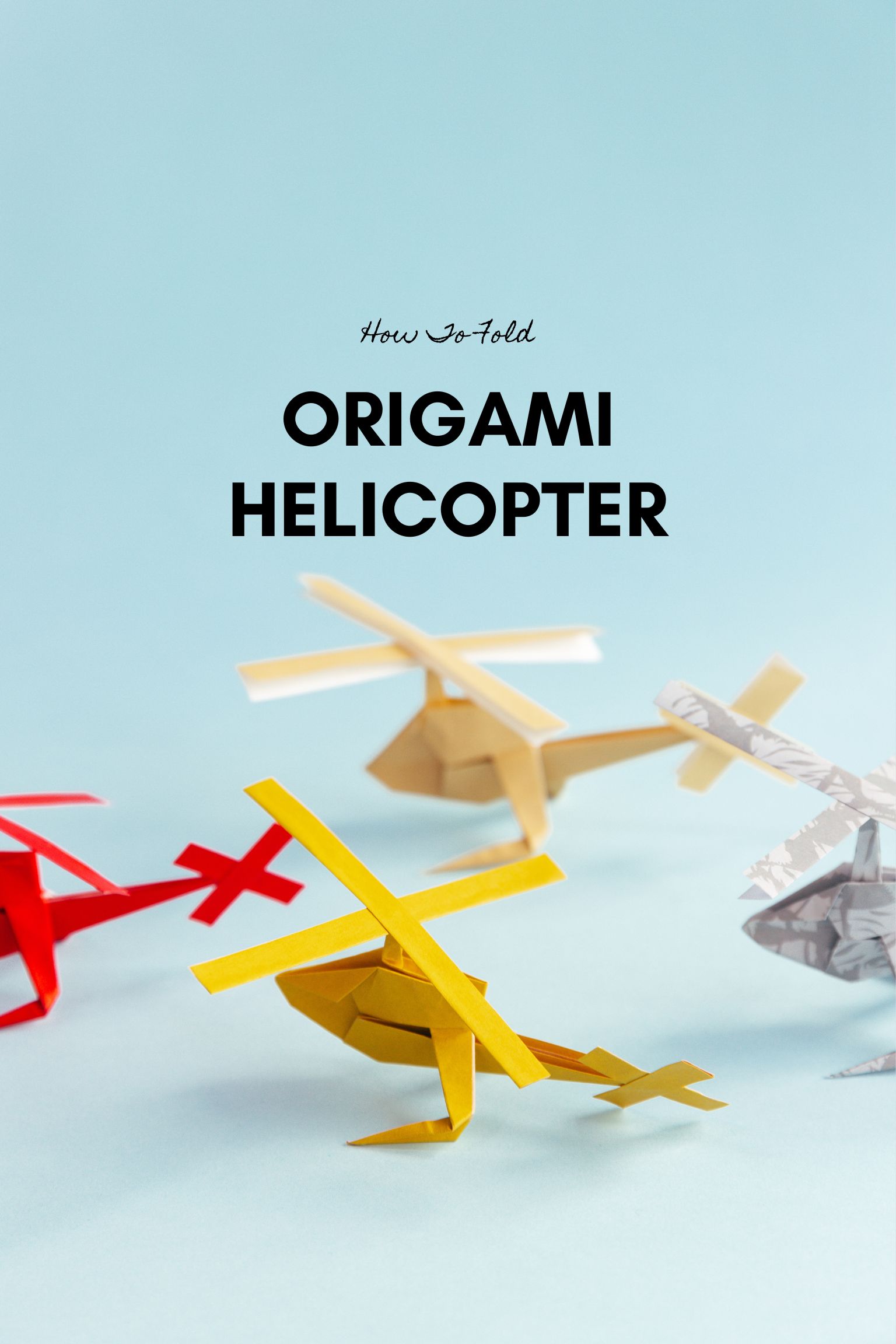 Origami helicopter | origamiok